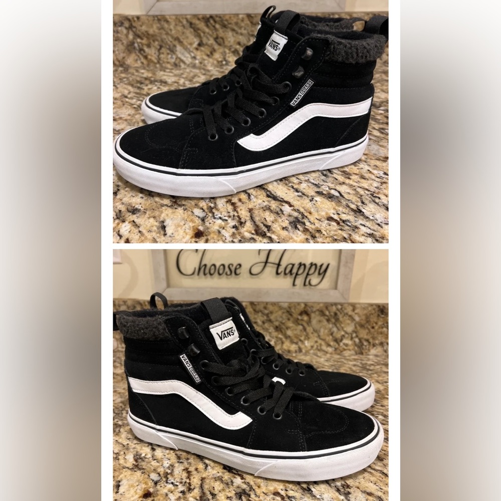 Vans Filmore Hi VansGuard Women's High Top Shoes Black With Fur